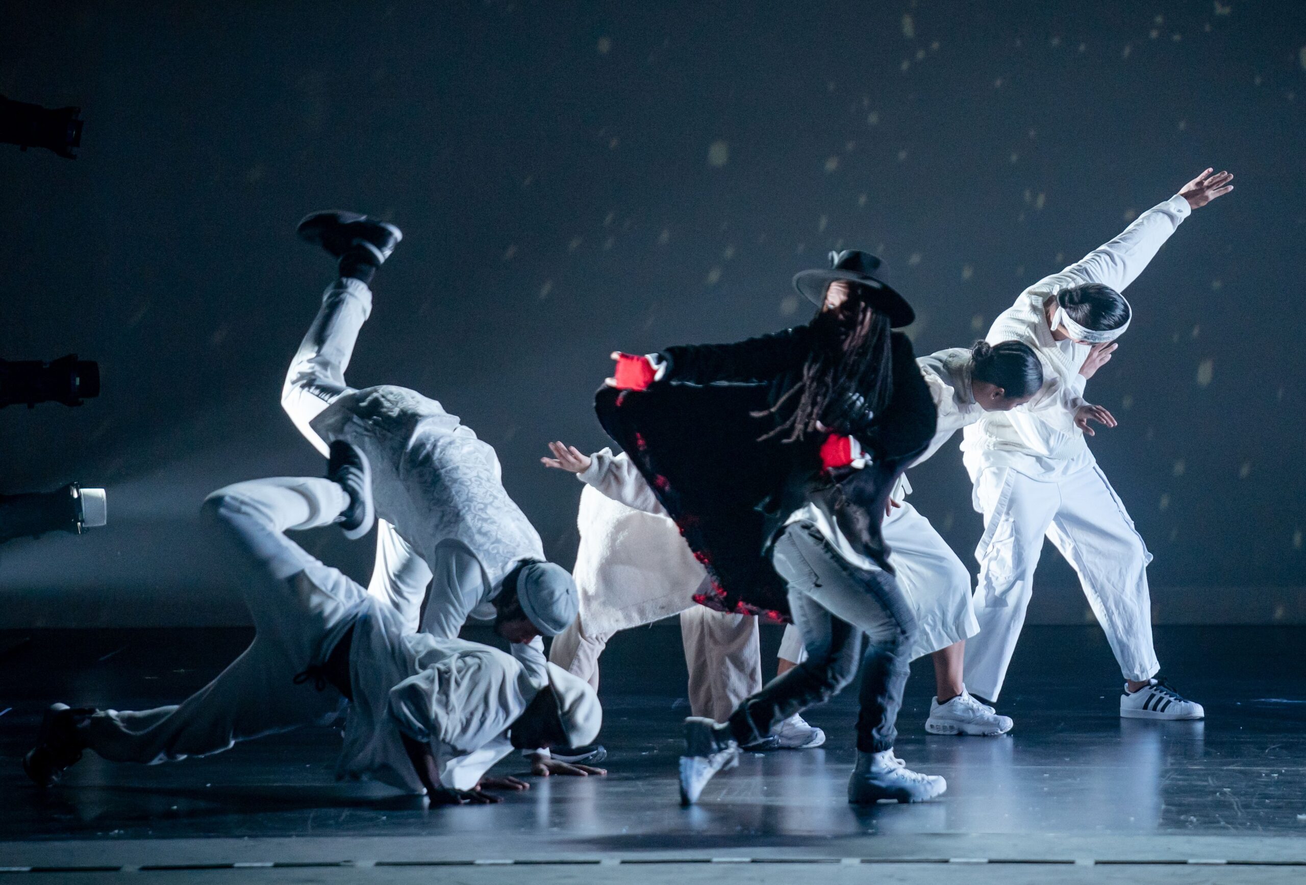 Dancers performing the Hip Hop Nutcracker
