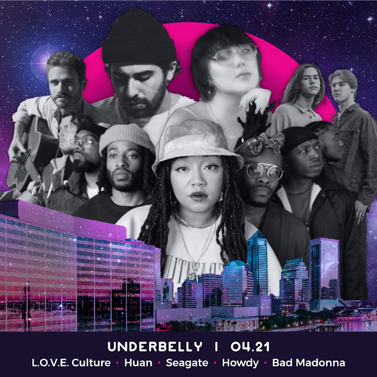 Underbelly showcase flyer