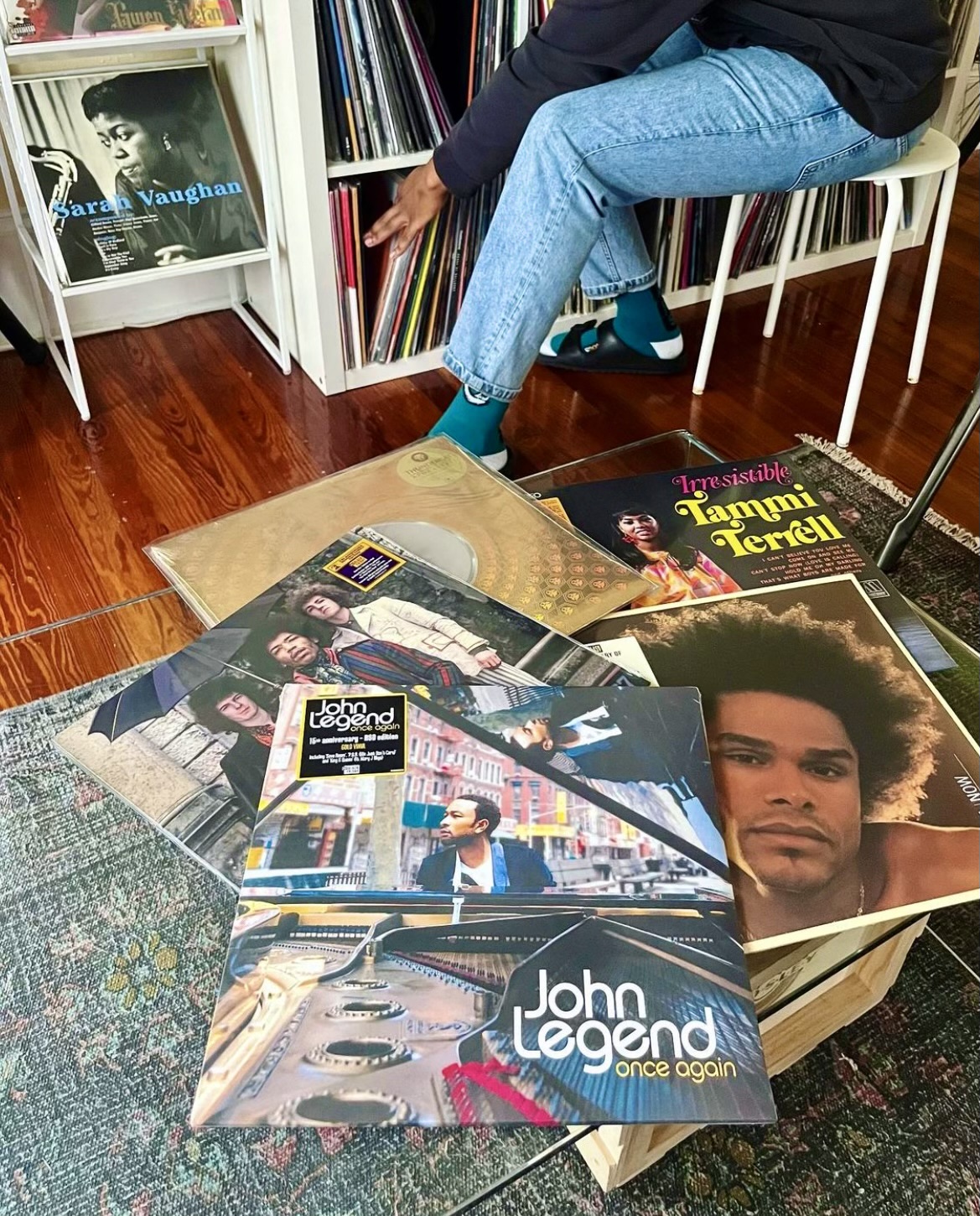 Photo of vinyl records