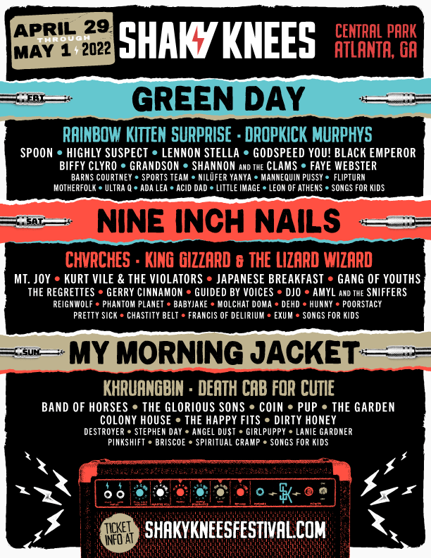 Shaky Knees Flyer