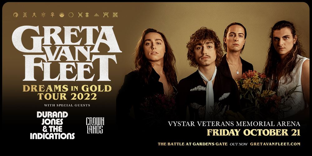 Greta Van Fleet JME Live Music Calendar