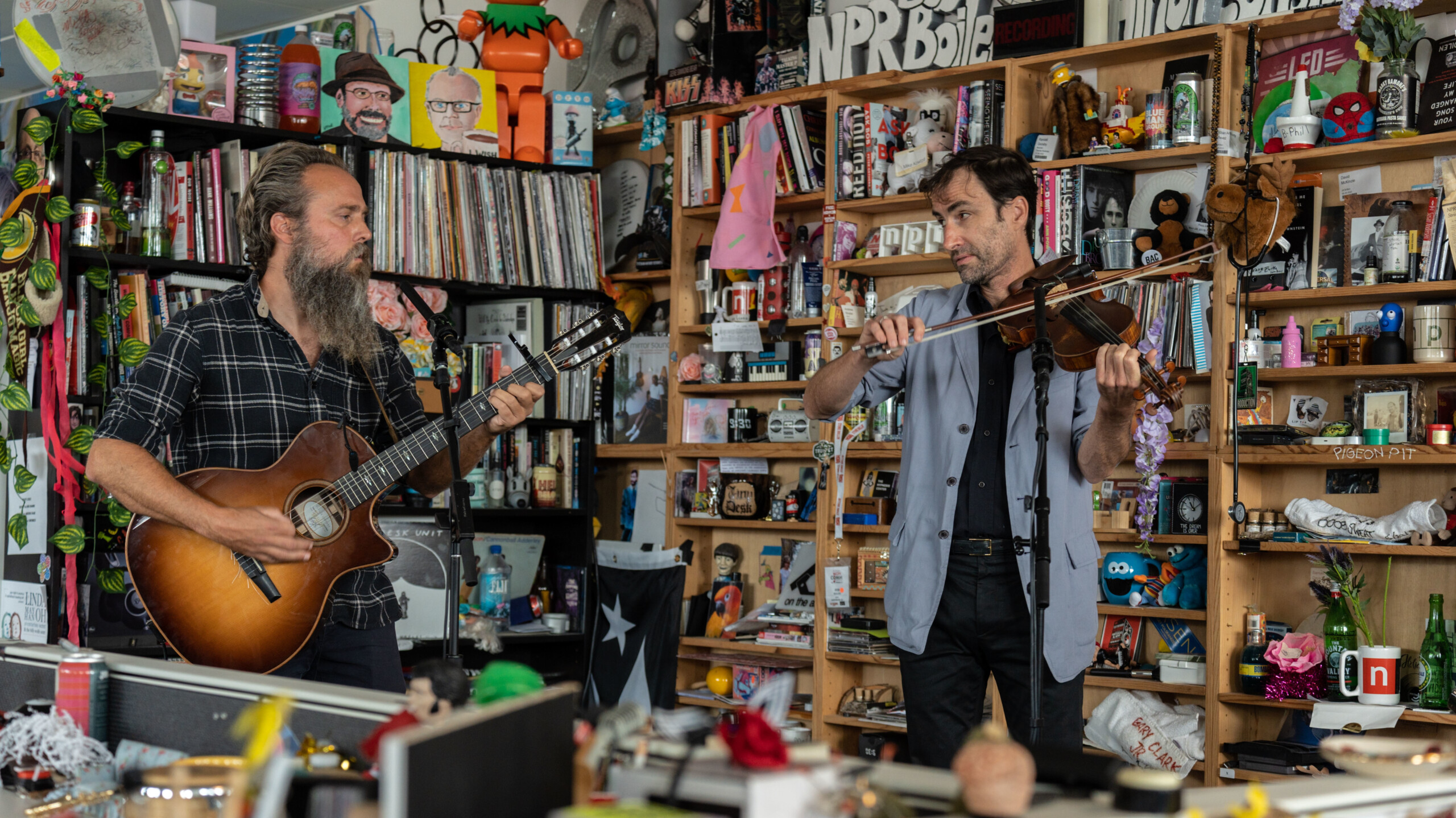 Featured image for “Andrew Bird and Iron & Wine | Tiny Desk Concert”
