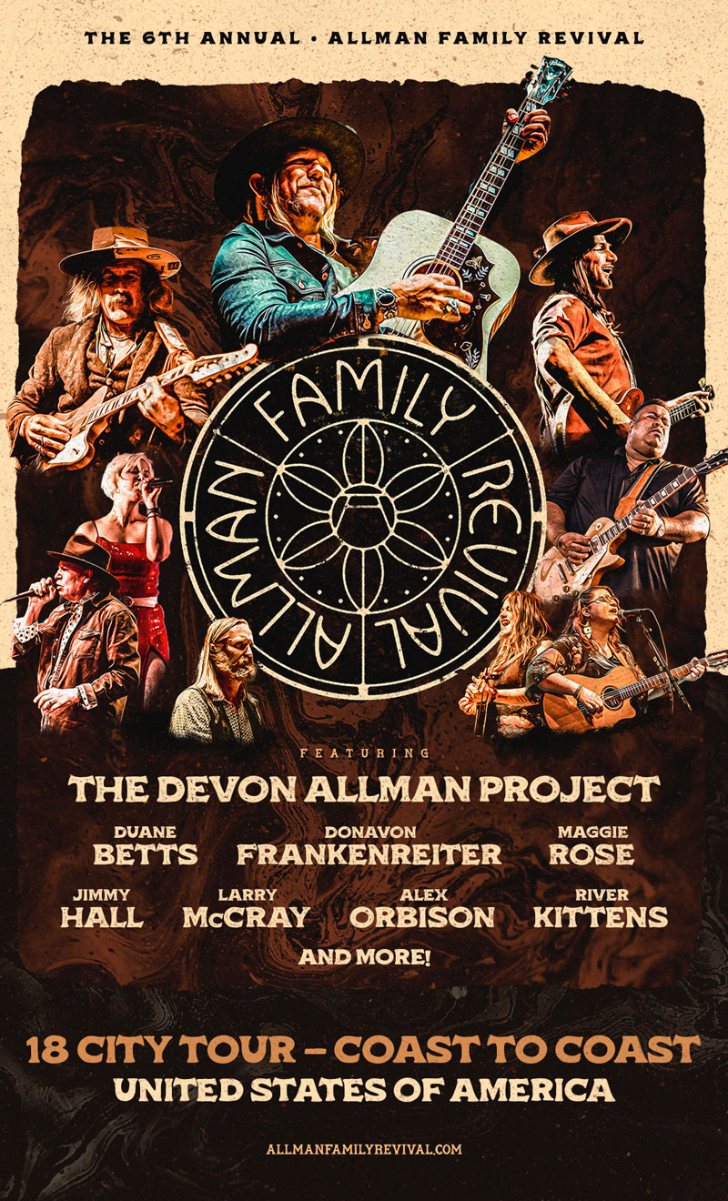 Allman Family Revival JME Live Music Calendar