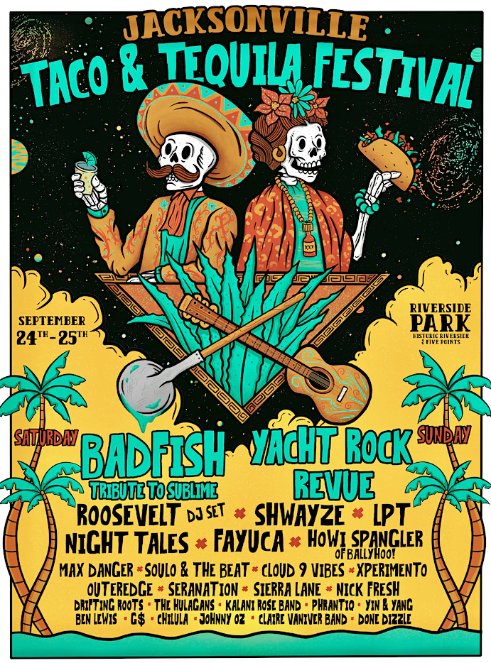 Jacksonville Taco & Tequila Festival JME Live Music Calendar