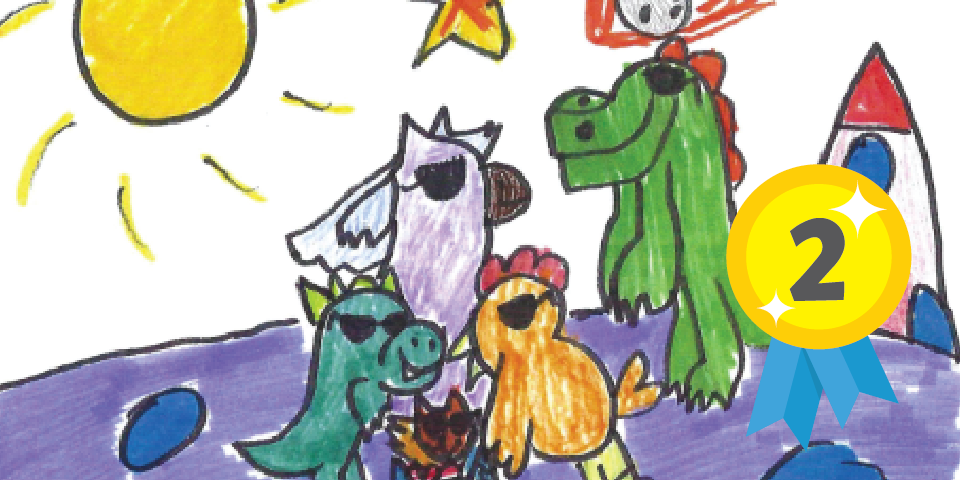 Featured image for ““The Adventures of the Chicken with the Cool Shoes and Glasses” by Amina I.”