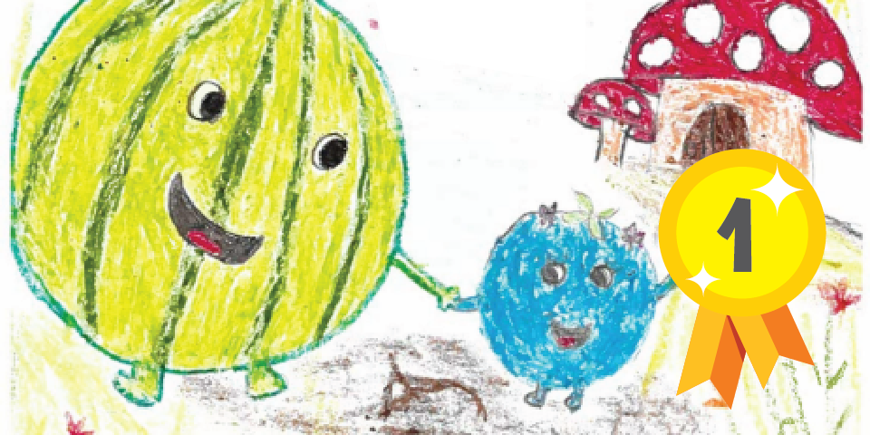 Featured image for ““Blue, the Bold Blueberry & Max, the Mean Melon!” by Ariana T.”